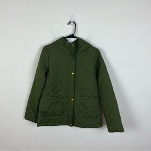 J. Crew Crewcuts Green Quilted Jacket